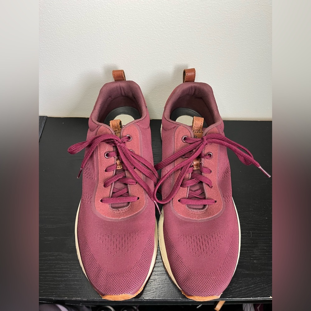 EUC LL Bean. Maroon Burgundy Stone Coast Comfort Shoe Sneakers. Size 11. - Picture 2 of 12